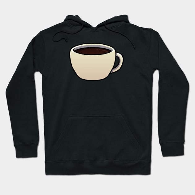 Cup of Black Coffee Hoodie by jonmlam